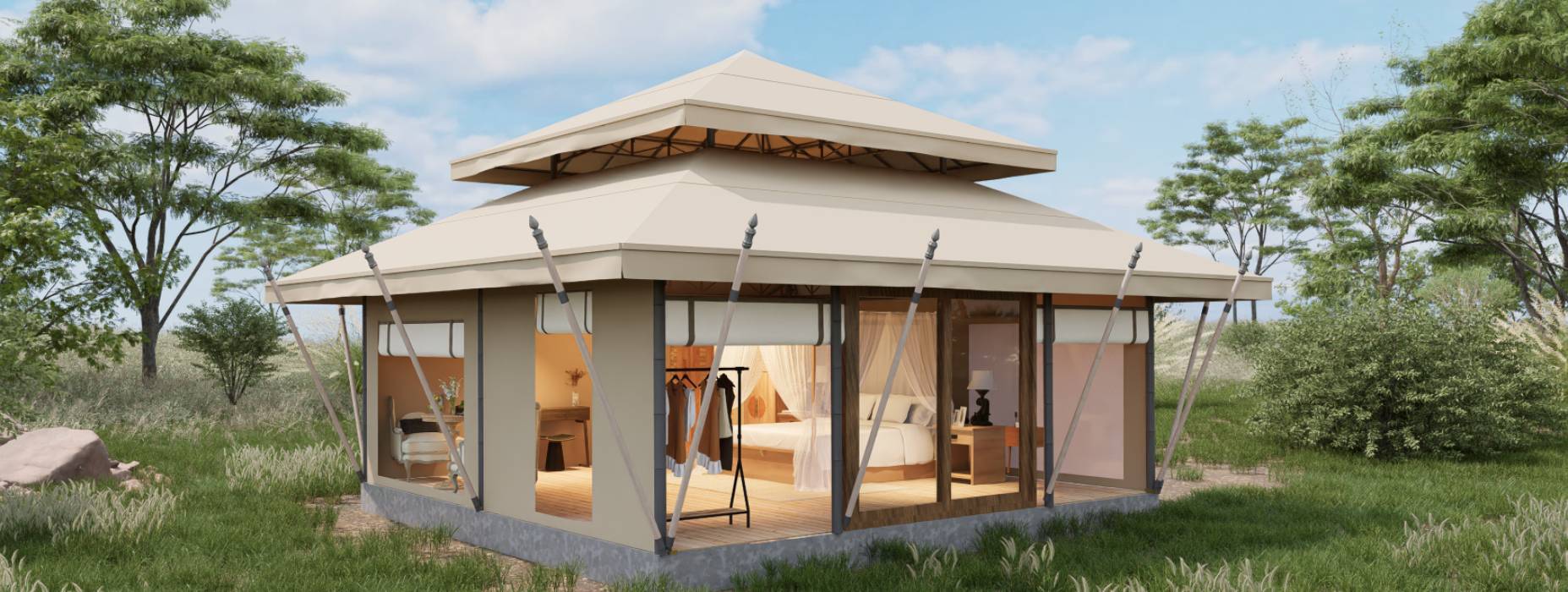 长沙县户外野奢帐篷